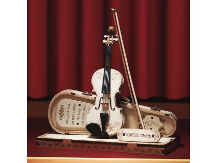 RoboTime 3D drevená skladačka Viola