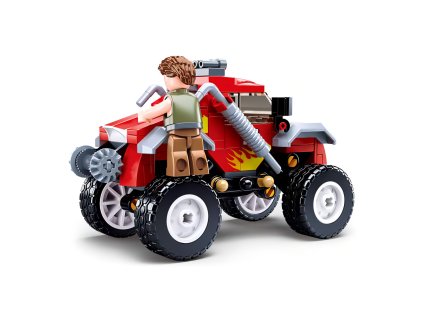 Sluban Town M38-B1105 Červené terénne vozidlo