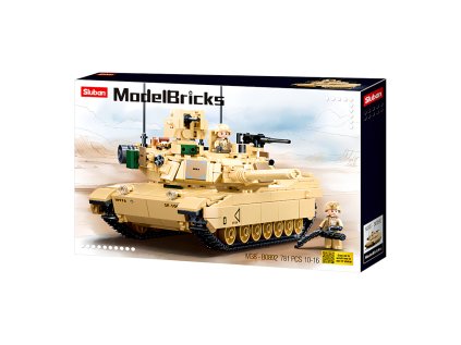Sluban Model Bricks M38-B0892 Bojový tank M1A2 Abrams