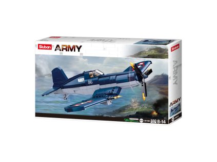 Sluban WWII M38-B1109 Americké stíhacie lietadlo F4U Corsair