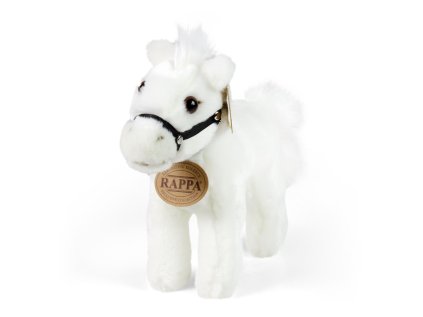 Rappa Plyšový kôň biely 18 cm ECO-FRIENDLY