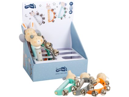 small foot Pastelová tamburina 1 ks