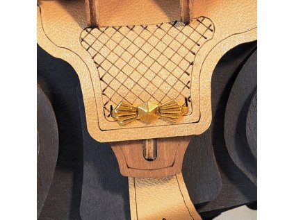 RoboTime 3D drevená skladačka Bojovný slon