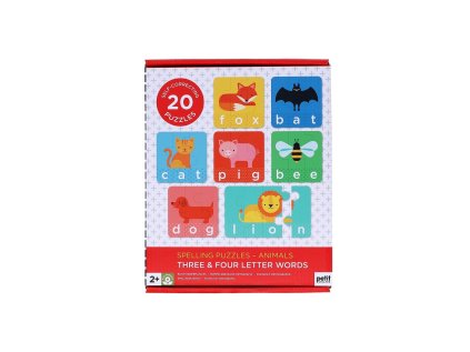 Petit Collage Moje prvé hláskovanie puzzle so zvieratkami