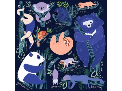 Mudpuppy Puzzle Zdriemnutie na stromoch 500 dielikov