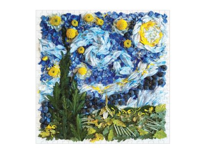 Galison Puzzle Hviezdna noc z okvetných lístkov 500 dielikov