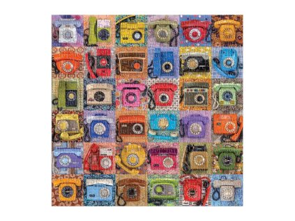 Galison Puzzle Troy Litten Eastern Bloc Telephones 500 dílků