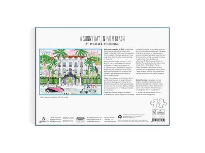 Galison Puzzle Slnečný deň v Palm Beach 1000 dielikov