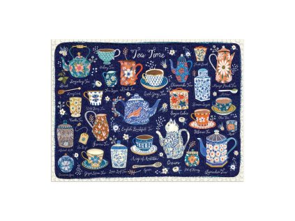 Galison Puzzle Čas na čaj 1000 dielikov