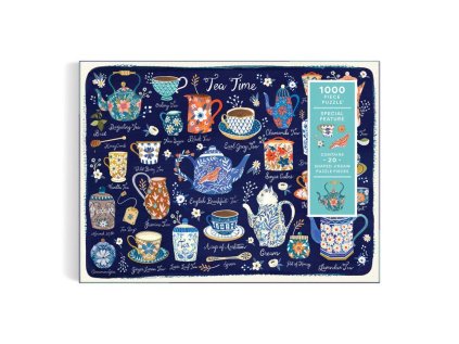 Galison Puzzle Čas na čaj 1000 dielikov