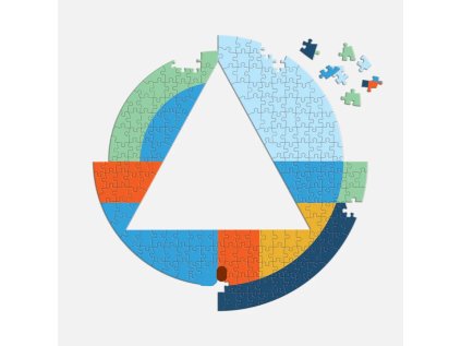 Galison Puzzle Organická geometria 500 dielikov
