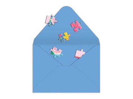 Galison Puzzle Prianiečko kvety lásky 60 dielikov