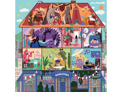 Mudpuppy Puzzle Kúzlo príbehov 500 dielikov