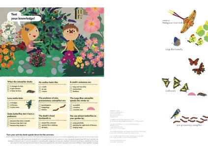 Chronicle Books Kniha aktivít so samolepkami my nature Motýle sveta