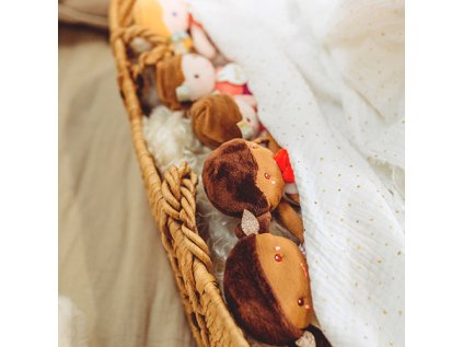 Doudou Jolijou Bábika Mia 16 cm fuchsia