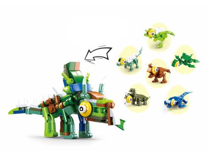 Sluban Vajíčka Qbricks M38-B0796 Dino 1 kus