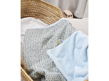 Doudou Plyšová detská deka Koala Yoca 70x100 cm modrá