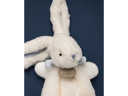 Doudou Darčeková sada - Plyšový zajačik modrý 26 cm
