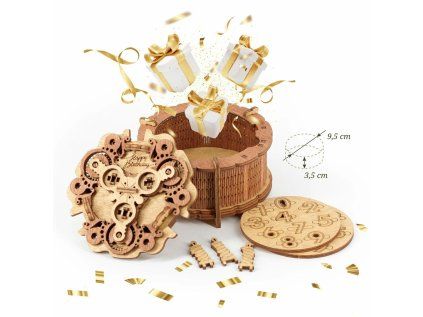 birthday cake gift puzzle box 2