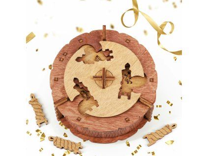 birthday cake gift puzzle box 6