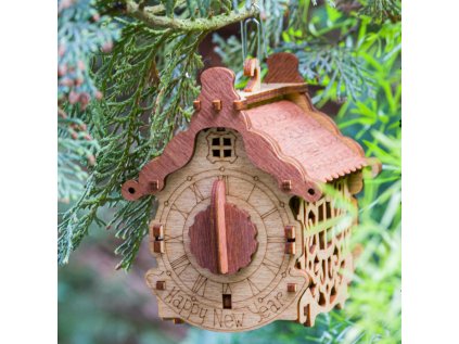 iDventure 3D drevená skladačka hlavolamu Šťastný nový rok