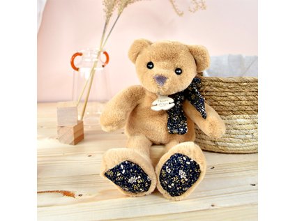 Doudou Histoire d´Ours Plyšový kamarát svetlo hnedý medvedík 25 cm