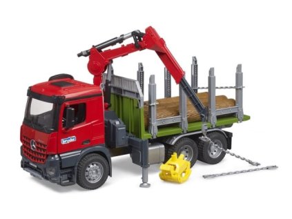 Bruder Prepravník na drevo s hydraulickou rukou MB Arocs