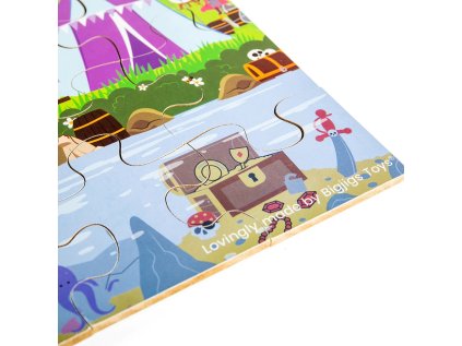 Bigjigs Toys Puzzle Fantasy svet