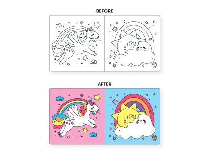 Mudpuppy Knižka na kúpanie Jednorožec