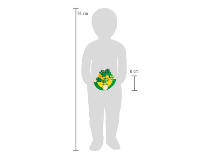 small foot Drevená motorická hra balansujúca žaba