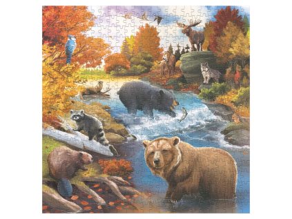 Magellan Rodinné puzzle Divoká zver Severu 500 dielikov