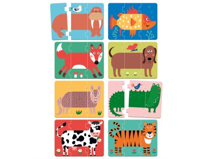 Magellan Mix & Match puzzle Zvieratká