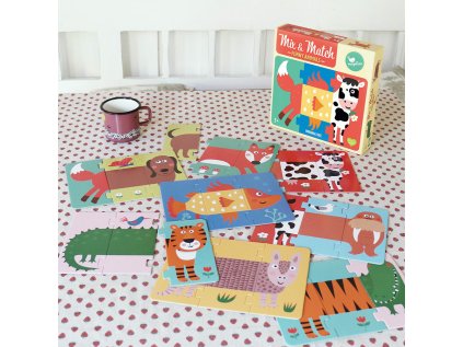 Magellan Mix & Match puzzle Zvieratká