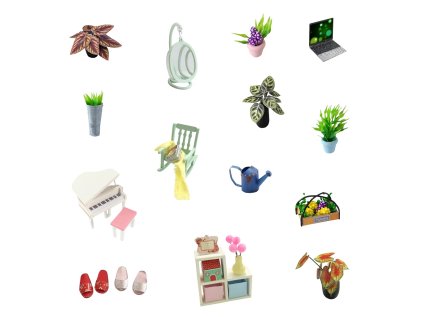 2Kids Toys miniatúra domčeka Dom Anniny ružové melódie