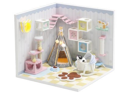 2Kids Toys miniatúra domčeka Domov mačičky Mňau
