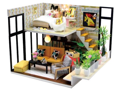 2Kids Toys miniatúra domčeka Cynthiin prázdninová izba