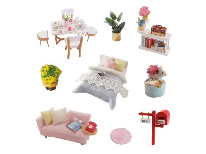 2Kids Toys miniatúra domčeka Dom farebné glazúry