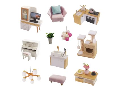 2Kids Toys miniatúra domčeka Dom farebné glazúry