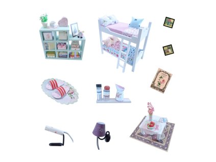 2Kids Toys miniatúra domčeka Cherylin izba