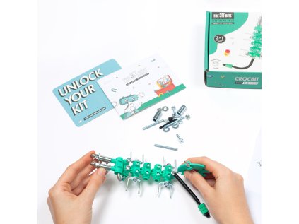 The OffBits stavebnica KrokodílBit