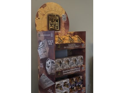 Kartónový reklamný displej