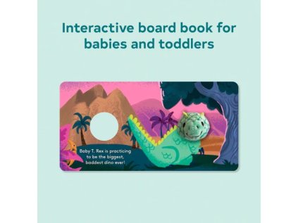 Chronicle Books Maňušková knižka Mláďa T Rexa