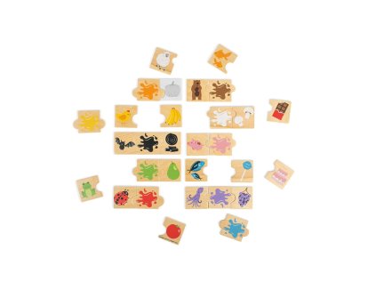 Bigjigs Toys Didaktické puzzle Farby