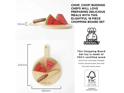 Le Toy Van Krájacie ovocie a zelenina s doskou