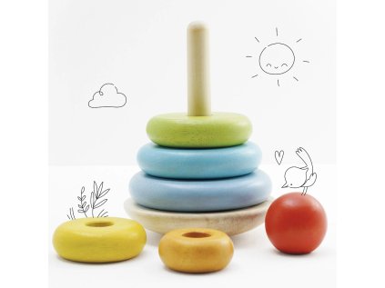 Le Toy Van Nasadzovacia veža Dúha