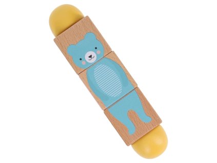 Petit Collage Drevená Twist hračka Zhoda