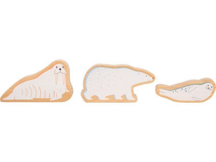 small foot Drevené balančné kamene Arctic