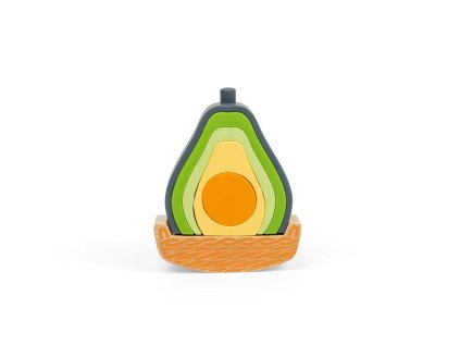 Bigjigs Toys Balančná hra Avokádo