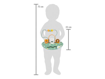 small foot Motorický labyrint s hojdačkou Safari