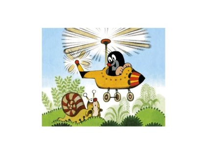 Dino Drevené obrázkové kocky Krtko a doprava 20 kocky